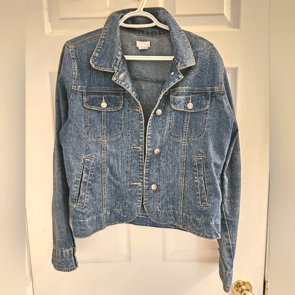 Women's fitted Jean jacket - Picture 1 of 3